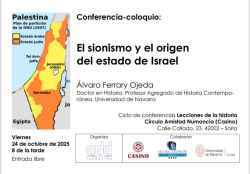 Conferencia en el Casino sobre el sionismo y el origen del Estado de Israel