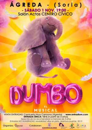 Dumbo, el musical contra el acoso escolar, en Ágreda Dumbo, el musical contra el acoso escolar, en Ágreda