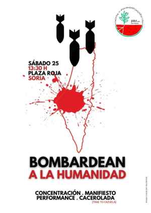 Concentración en Soria por fin del genocidio en Gaza e incumplimiento del Derecho Internacional