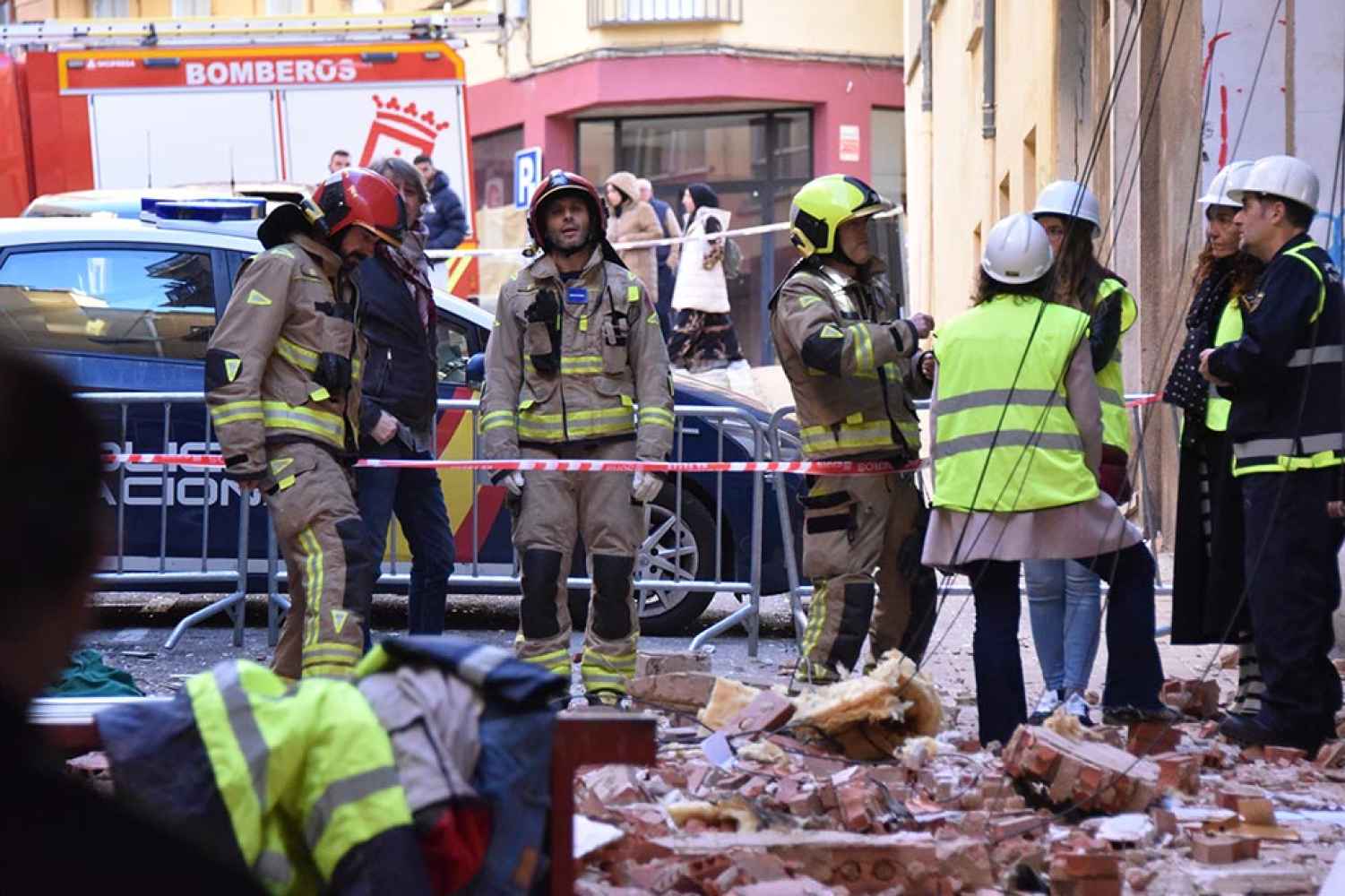 Soria: explosión en vivienda de calle Diego Acebes