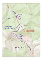 Se desvia tráfico por puerto de Piqueras por trabajos de mantenimiento en túnel