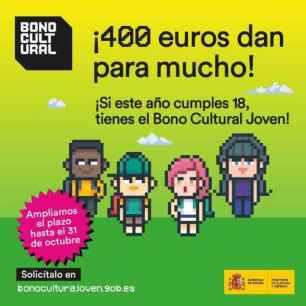 Dos de cada tres jóvenes nacidos en 2007 solicitan el Bono Cultural Joven