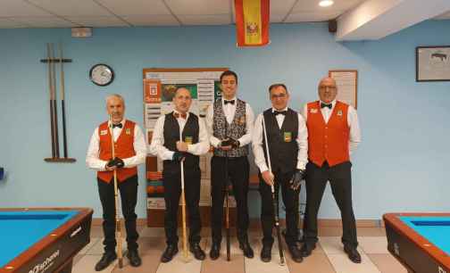 Javi Merino domina el Premundial de Soria de Billar 5 Quillas