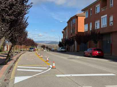 El Ayuntamiento de Soria peatonaliza la calle Fuente del Rey