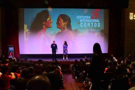 Los escolares asisten a Certamen Internacional de Cortos 