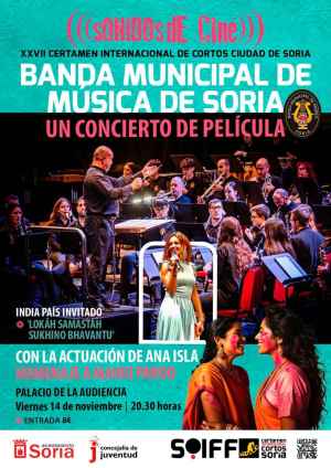 La Banda de Música de Soria celebra Santa Cecilia con concierto de "sonidos de cine"