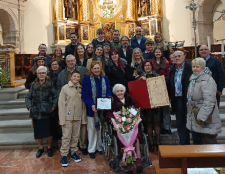 Teresa Ruiz Bonilla celebra su centenario en su Ágreda natal