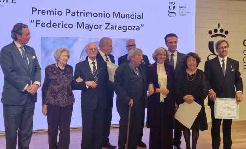 Entrega del I Premio Patrimonio Mundial Federico Mayor Zaragoza