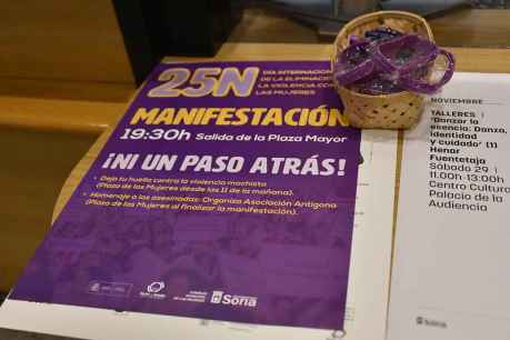 "Ni un paso atrás", lema en Soria para conmemorar el 25-N