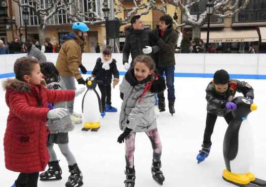 La pista de hielo natural regresa a Soria por Navidad