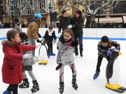 La pista de hielo natural regresa a Soria por Navidad