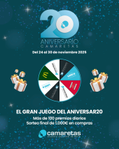 Centro Comercial Camaretas  celebra su XX Aniversario con ruleta de premios