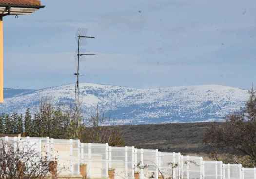 La nieve se asoma en otoño a Soria capital