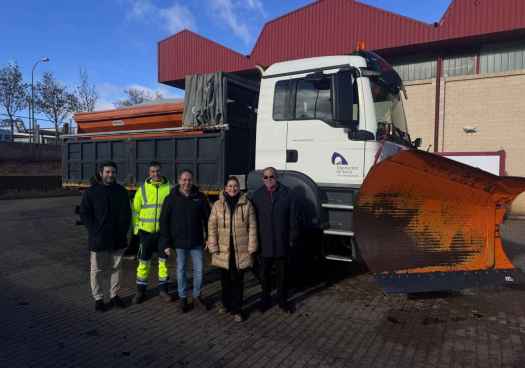 La Diputación activa en Tierras Altas el operativo invernal por nevadas
