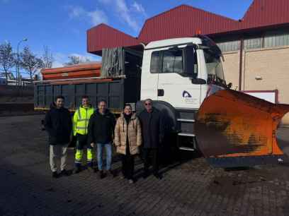La Diputación activa en Tierras Altas el operativo invernal por nevadas