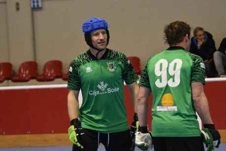 Laguna Negra de hockey sobre patines, en marcha