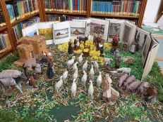 La Biblioteca burgense exhibe el Belén popular soriano