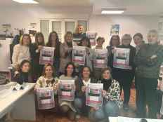 CSIF Soria realiza una concentración simbólica para celebrar el 25N