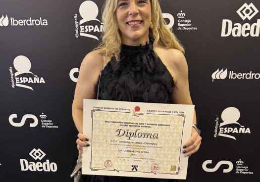 Vanessa Palomar, nuevo cinturón negro 6º Dan de Judo