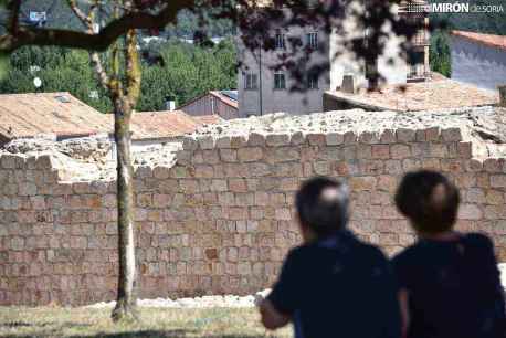 La restauración de la muralla en Almazán documenta evidencias desde la Prehistoria hasta el siglo XX