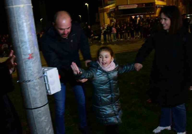 Alba encienda la Navidad en Golmayo-Camaretas
