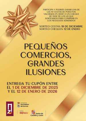 Sorteos y premios navideños para revitalizar el comercio de San Esteban de Gormaz