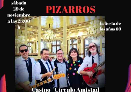 "Los Pizarros" recalan en el Casino Amistad Numancia en su gira de invierno