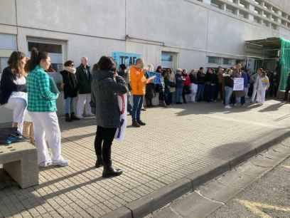 Los TCAE se concentran en Soria para exigir que se corrija su "injusta" situación profesional