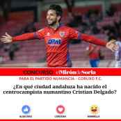 Gana dos entradas para ver el Numancia - Coruxo F.C.