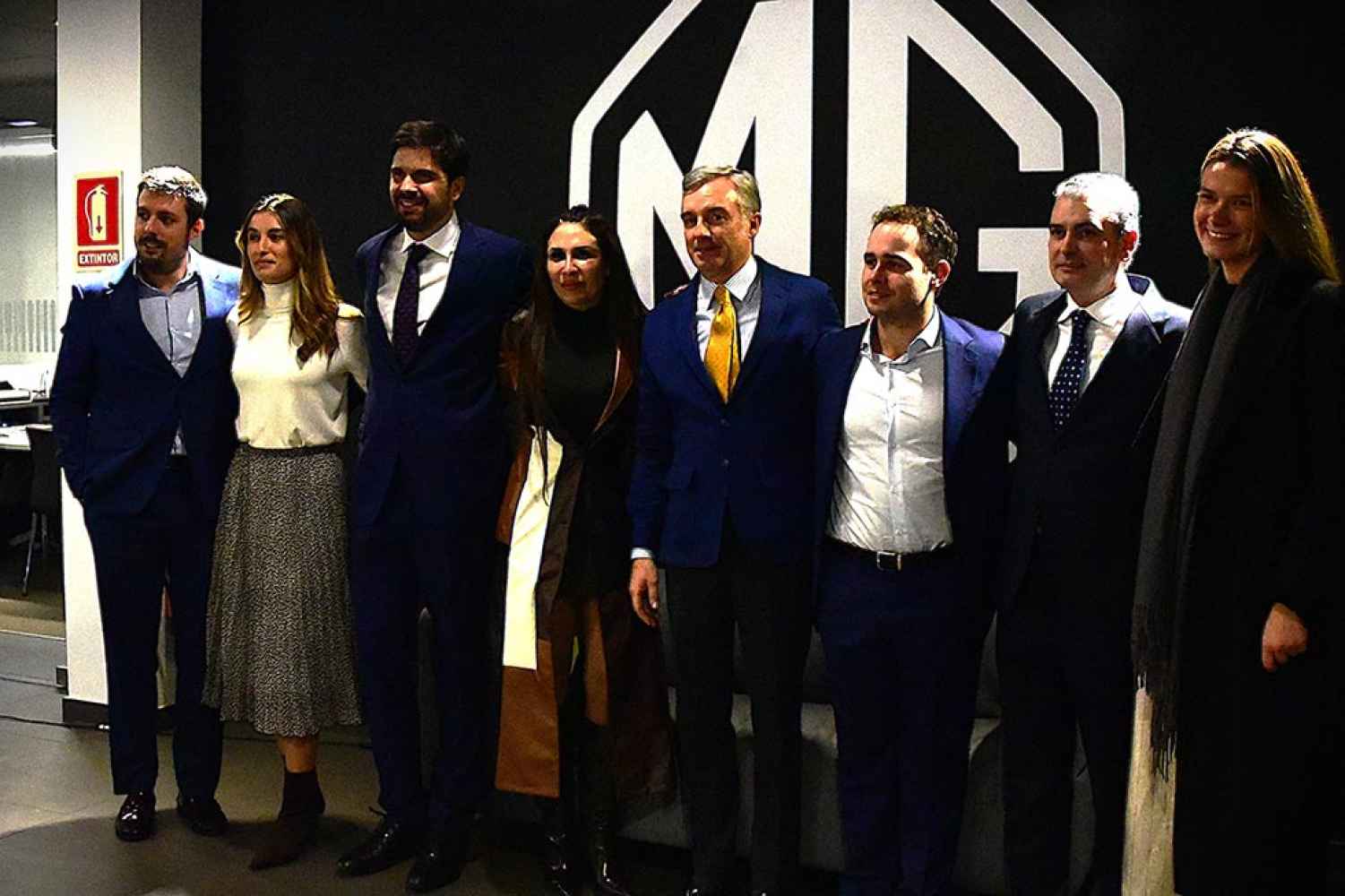 Presentación oficial de la marca MG en Grupo Mateo, de Soria