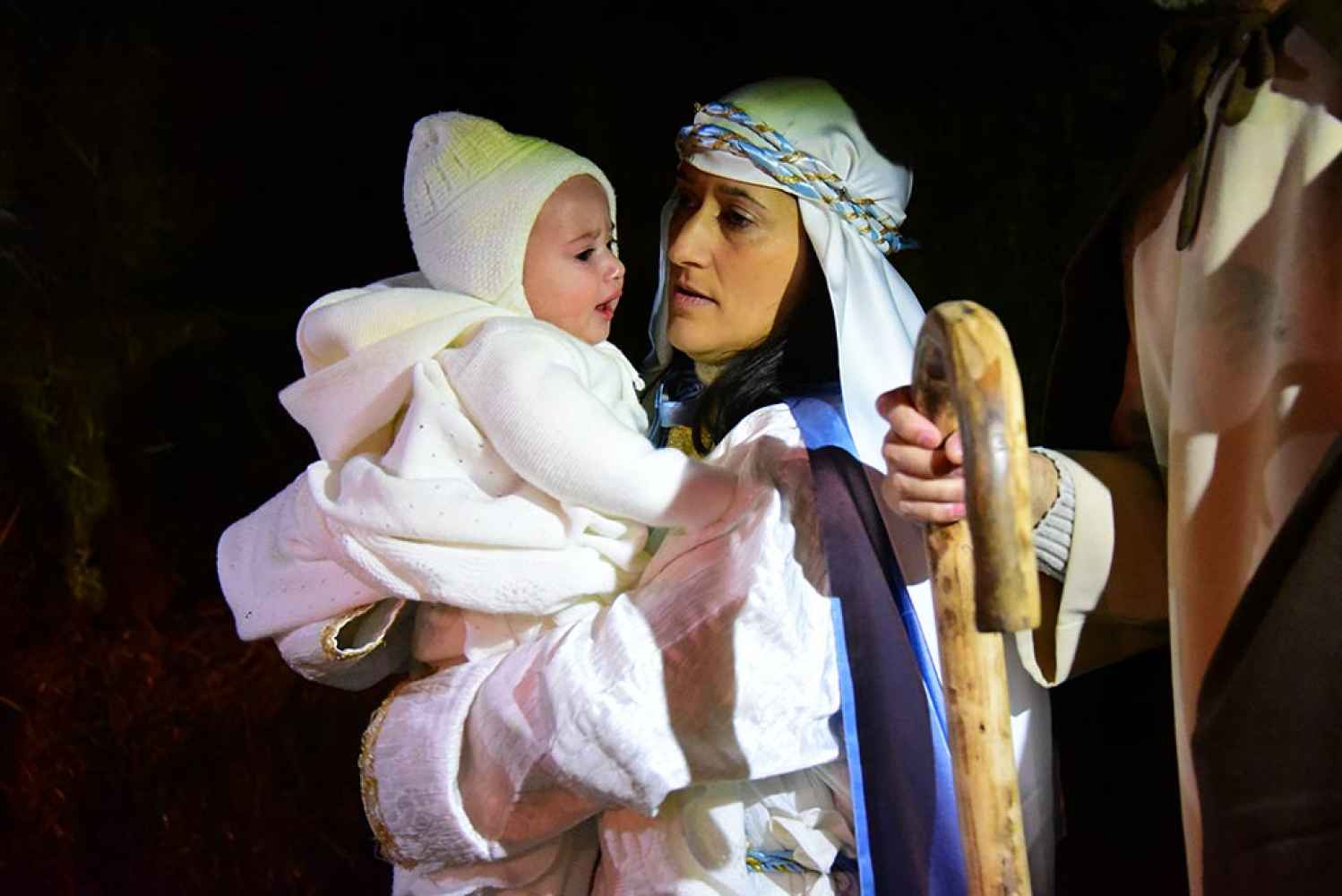 Ciento veinte voluntarios dan vida al Belén en Ólvega