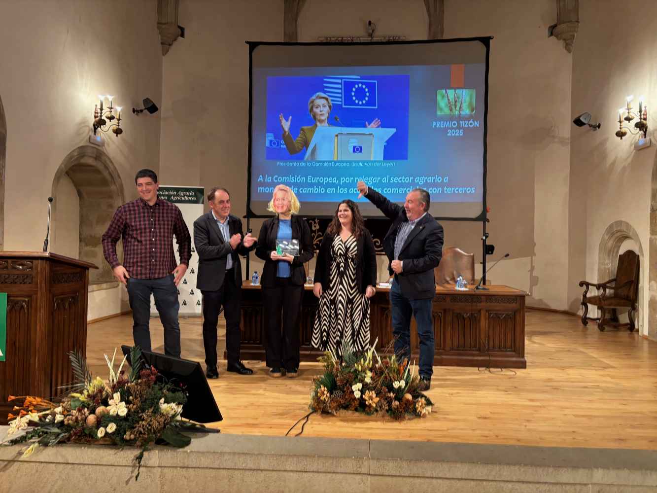 ASAJA Soria denuncia maltrato de Bruselas en premio Tizón 2025