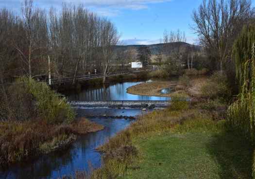 El río Tera desemboca en el Duero en el puente de Garray