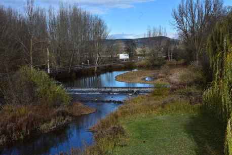 El río Tera desemboca en el Duero en el puente de Garray