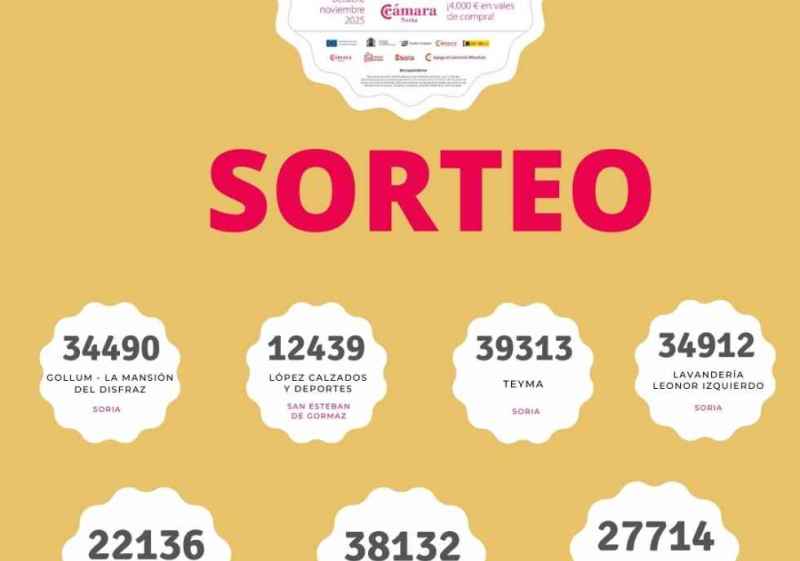 Papeletas premiadas del sorteo de noviembre de Aquí hay Premio