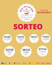 Papeletas premiadas del sorteo de noviembre de Aquí hay Premio