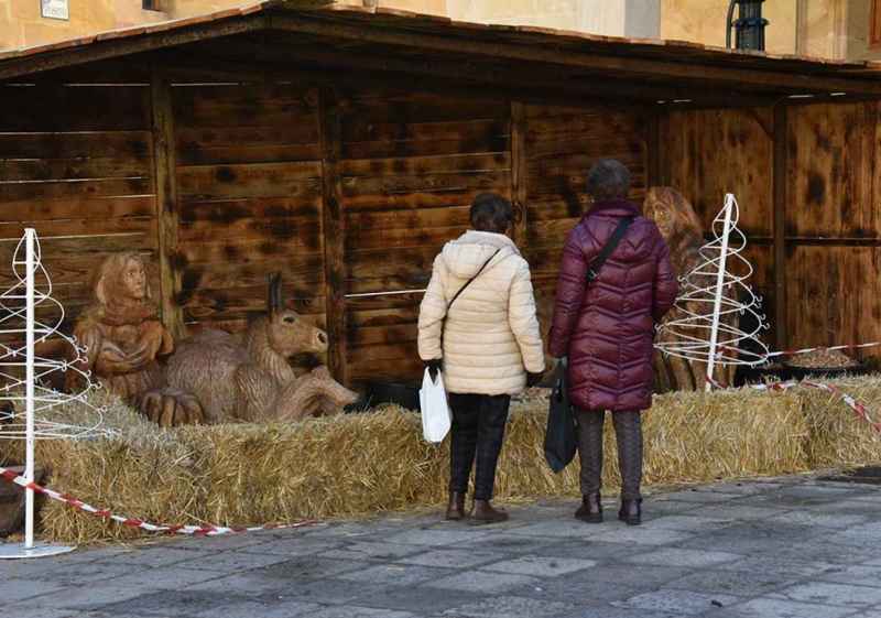 Soria vuelve a montar su Belén de figuras de madera