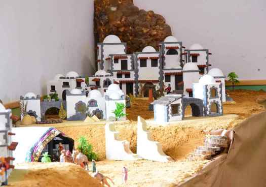Un Belén, en maquetas, en Cubo de la Sierra