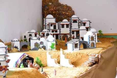 Un Belén, en maquetas, en Cubo de la Sierra