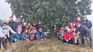 Aldehuela de Periáñez sube su Belén a la Serrezuela