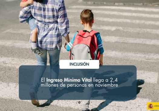 El Ingreso Mínimo Vital llega a 2,4 millones de personas en noviembre