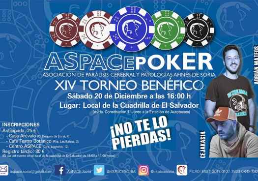 Aspace Soria abre inscripciones para XIV Torneo Benéfico de Póker