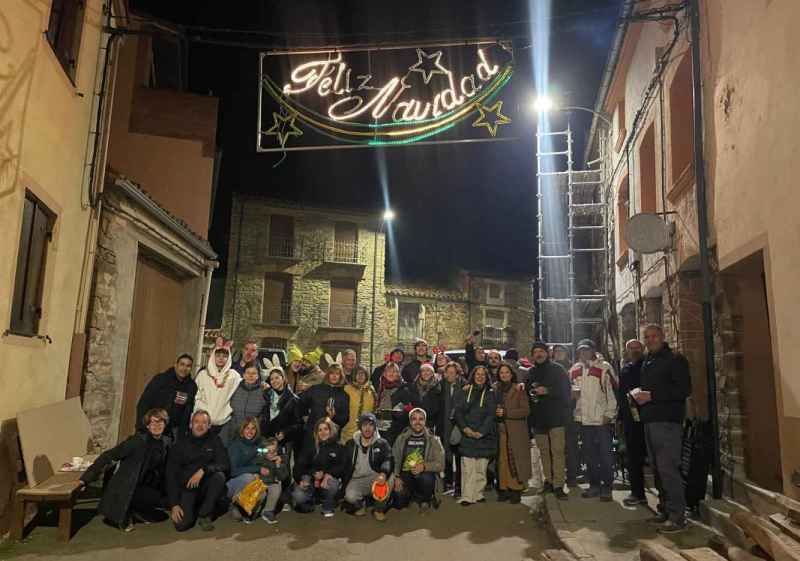 Ventosa de San Pedro da la bienvenida, por anticipado, a 2026