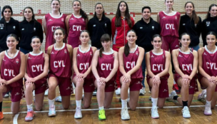 Diego Valero y María Martínez, de CSB, con selecciones autonómicas de baloncesto