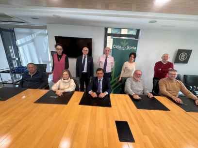 Caja Rural de Soria consolida su colaboración con cuatro grupos de acción local de la provincia 
