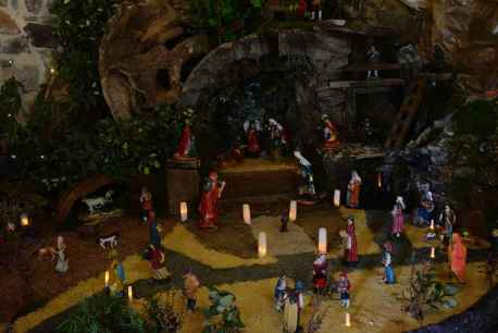 Belén en el salón social de Sepúlveda de la Sierra