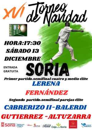 La pelota a mano emplaza a tres citas en Soria en diciembre