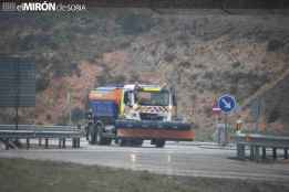 Alerta por nieve en carreteras de la provincia para el domingo