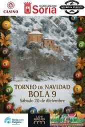 El Torneo de Navidad de Pool se celebra este sábado en Casino de Soria