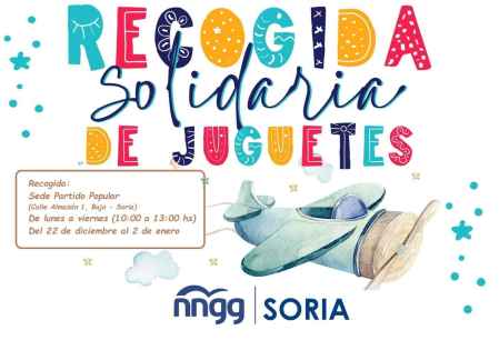 NN.GG. de Soria pone en marcha su campaña solidaria de recogida de juguetes